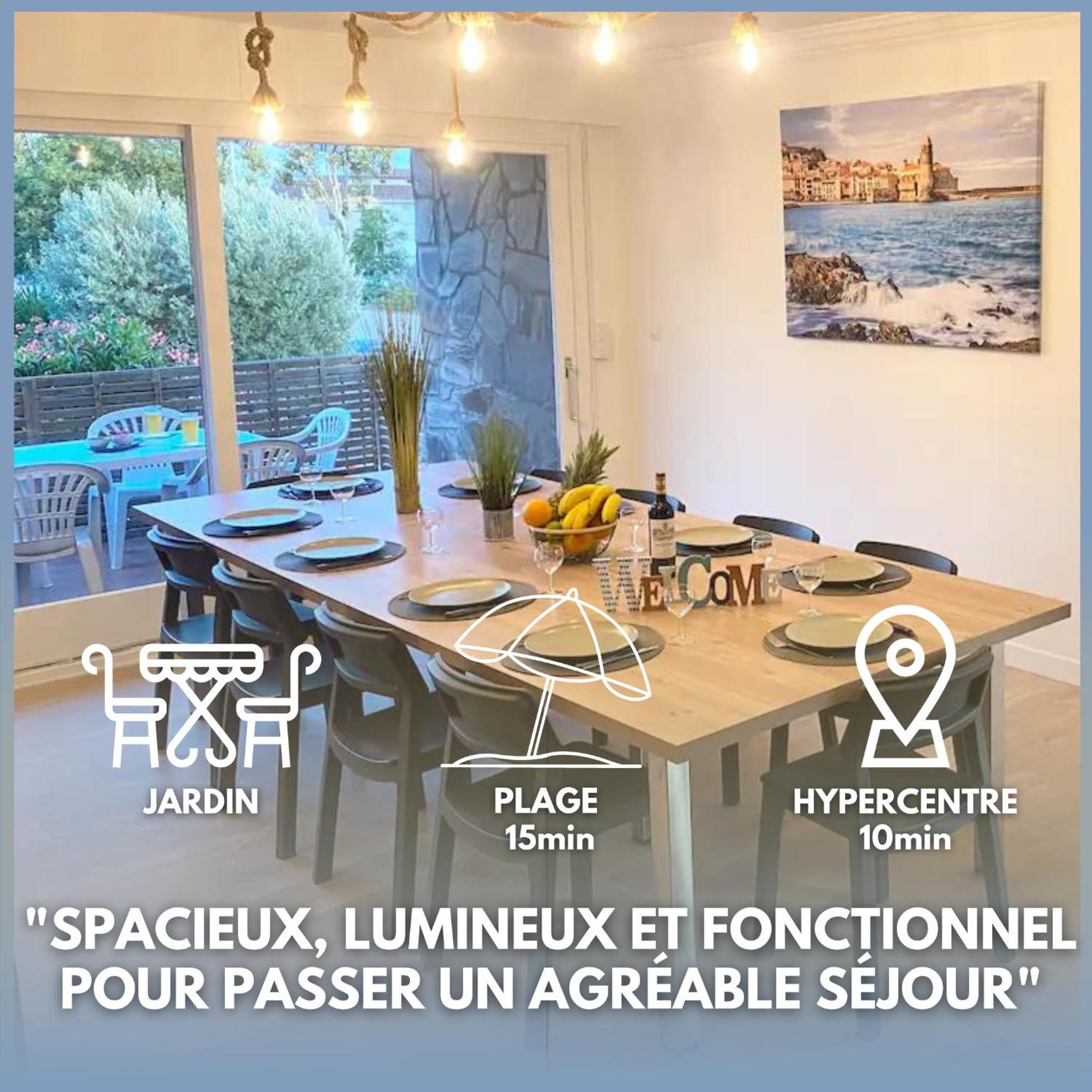 L'Artmonie - Climatise - Jardin - Centre-Ville - Plage ペルピニャン エクステリア 写真
